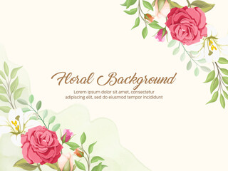 Beautiful Wedding Background Template