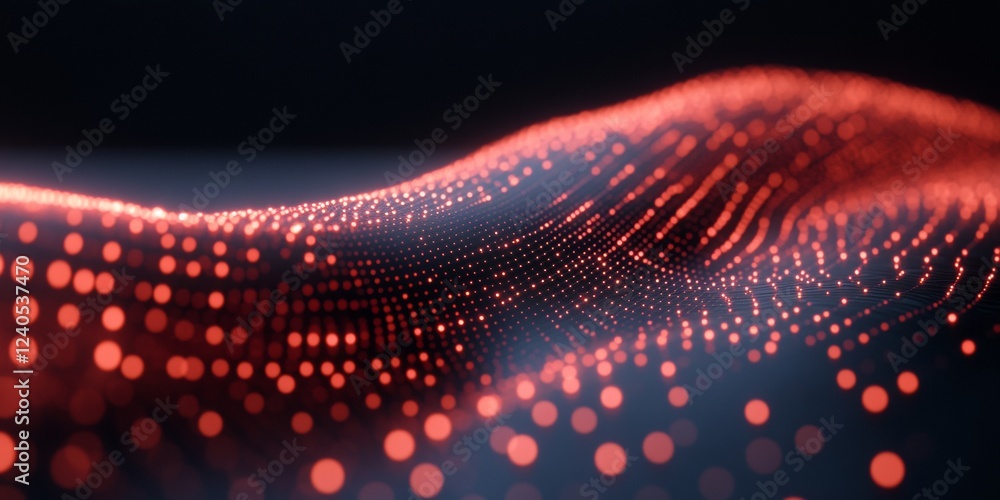 Poster futuristic tech artistry digital code imagery on laptop with abstract circuitry overlay - elevating 
