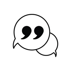 Quote  vector icon