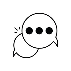 Chat Bubble  vector icon