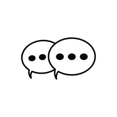 Good Chat vector icon