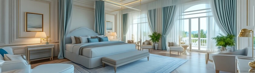 Serene Master Suite: Luxurious comfort meets breathtaking views.