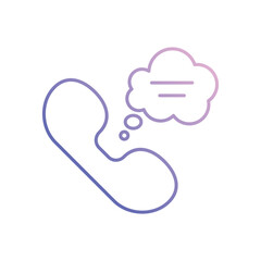 Incoming Call vector icon