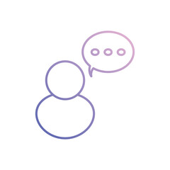Comment vector icon