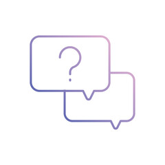 Fototapeta premium Support Message vector icon