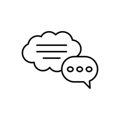 Discussion vector icon