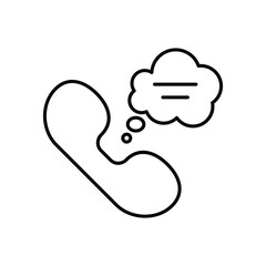 Incoming Call vector icon