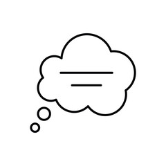 Thought vector icon