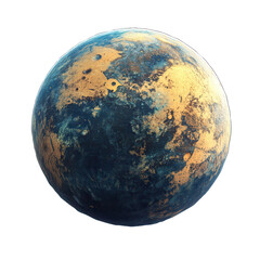 Exoplanet, cosmic, space, isolated, background, digital, art, science fiction