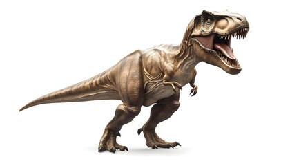 Fototapeta premium Tyrannosaurus Rex Dinosaur Roaring Standing Pose