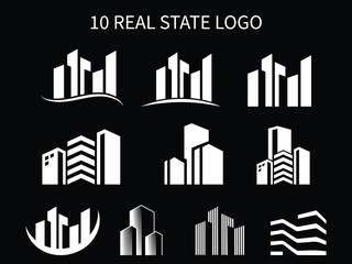 Obraz premium Real Estate Logo Template
