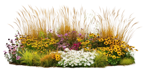 PNG Prairie Grass Garden flowers grasses ornamental.