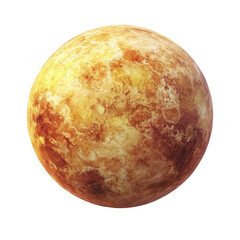 Venus planet, space, isolated, illustration, background, education