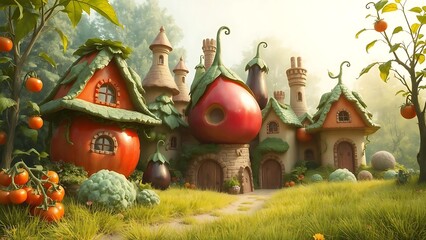 Home decoration in vegetable style
