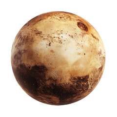 Fototapeta premium Dwarf planet Ceres, space, isolated, 3D render, education