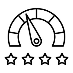 Fototapeta premium Star Meter.line