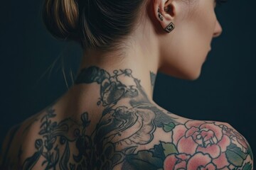 Tattoo Removal On Woman's Back, 