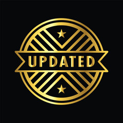  gold color updated rubber stamp ribbon vector icon sticker label minimalist design for digital and print projects
 Graphic Design Icons Making a Huge Impact on Visual Aesthetics