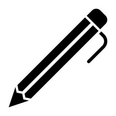 Pen Glyph Icon Design