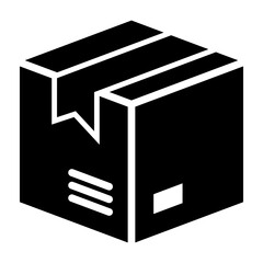 Parcel Glyph Icon Design