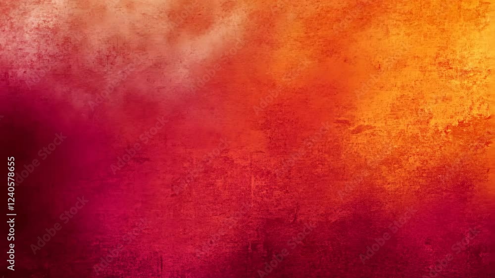 Poster vibrant abstract background blending warm hues of red and orange with subtle textures for an artisti