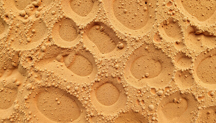 Textured earth tone patterns with circular shapes, natural beauty