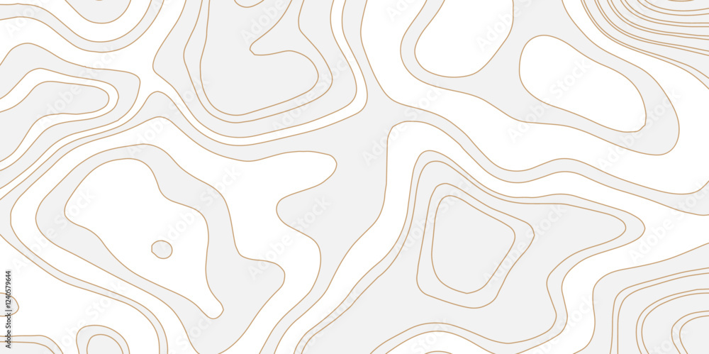 Poster abstract world map with black and white ariel view contour wave line style world map top view. topog