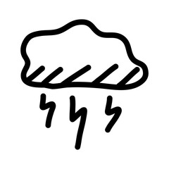 weather icon. Doodle style icon