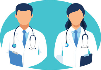 Obraz premium Doctor icon. Medical icons. Vector