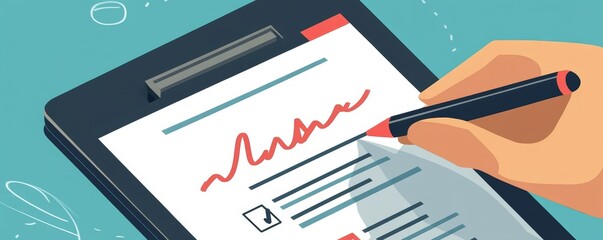 Digital Signature On Contract Document Online, 