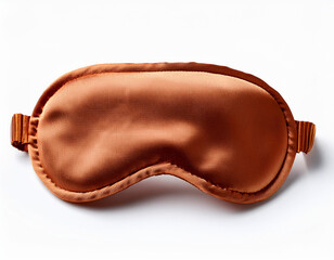 silk sleep mask isolated on a white background