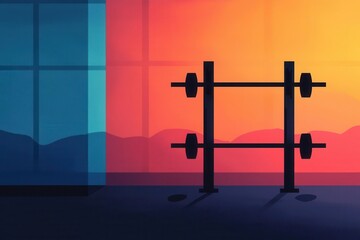 digital fitness workouts goals. A vibrant gym scene with a leaderboard displaying group goal achievements and individual contributions in real time, fitness innovation, community-based goals
