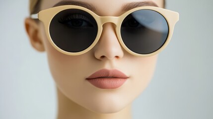 Designer sunglasses next to vintage French magazine and silk ribbon perfect for luxury fashion shopping promotions Parisian chic details 