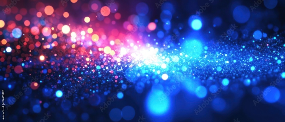 Aufkleber vibrant abstract light patterns creating a colorful backdrop