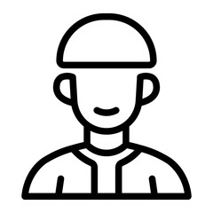 This Man icon is suitable for Ramadan Islamic event etc