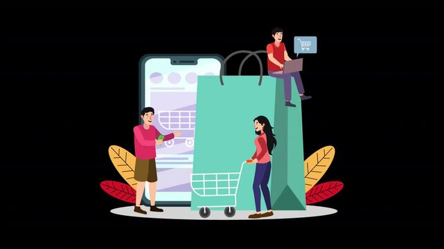 Informative flat character animation scene promoting consumer rights awareness, great for consumer protection agencies, educational videos, or advocacy campaigns.