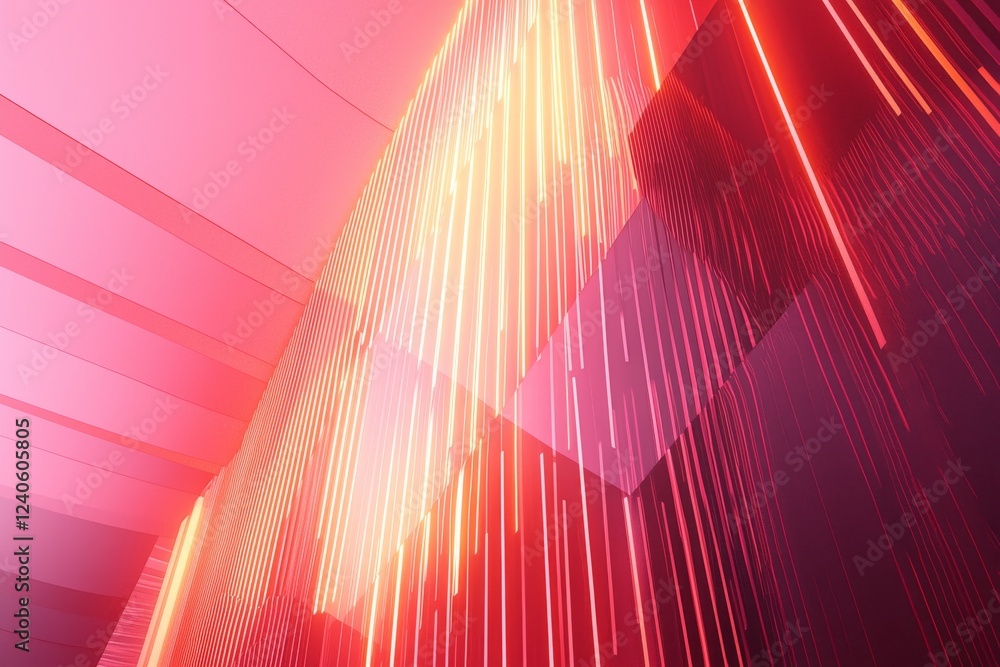 Poster a 3d rendered and illustrated background featuring an abstract technology theme with a circuit board