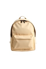 Beige Backpack Stylish Everyday Bag for Women Men