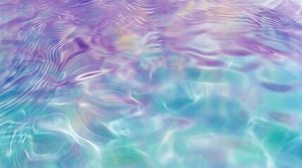 Fototapeta premium Iridescent water surface texture