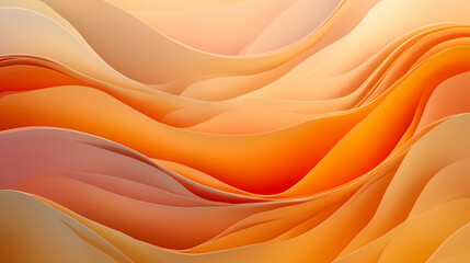 Wavy Paper Layers. Smooth, flowing layers of paper creating a soft abstract background. Paper cut out effect