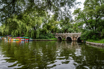 Scenery of Beiling Park in Shenyang, China