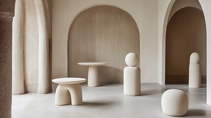 Modern Sculptures Interior Design