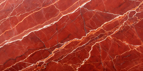 Fototapeta premium Natural Red Marble Slab: Luxury Stone Surface Pattern, valentine day backdrop 
