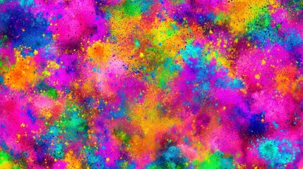 Abstract Colorful Splashes: A Vibrant Celebration of Colors