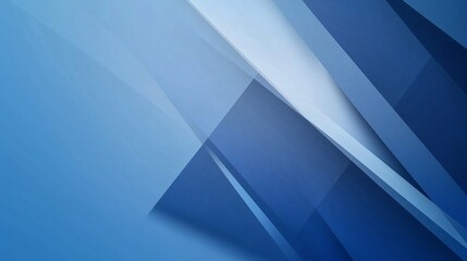 A sleek, modern hero section background featuring a gradient of deep blue transitioning to light blue, with subtle geometric shapes overlaying the design,