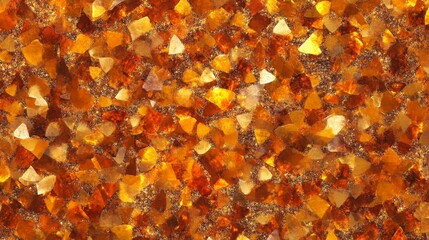 Stunning Amber Stone Mosaic: A Modern Architectural Gem