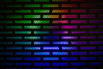 Colored light cooling fan of computer case, Colorful RGB Led lights