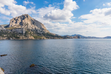 Views from the Golitsyn Trail - a mountain trail carved on the slope of Mount Koba-Kaya, located...