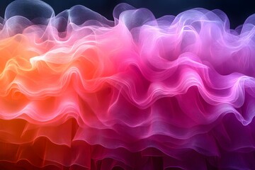 Obraz premium Abstract Colorful Wave Patterns for Creative Design and Decoration