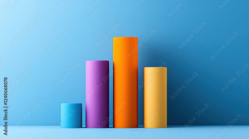 Aufkleber a vibrant bar graph comparing calorie expenditure during high- and low-impact exercises